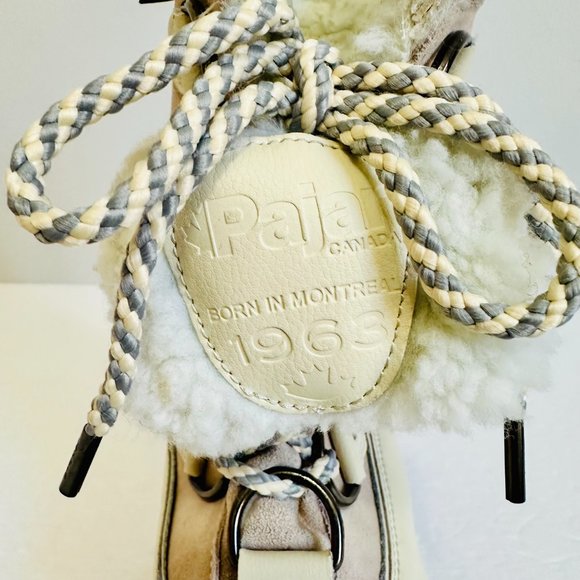 NWOT PAJAR CANADA SUEDE LEATHER MID CALF WINTER SNOW BOOTS - Picture 6 of 11